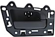 Rear, Passenger Side Black Interior Door Handle