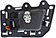 Rear, Passenger Side Black Interior Door Handle