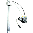 Rear, Passenger Side Window Regulator, Power, Ball Stud Style