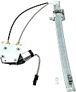 Rear, Passenger Side Window Regulator, Power, Ball Stud Style