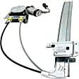 Rear, Passenger Side Window Regulator, Power, Ball Stud Style