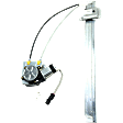 Rear, Driver Side Window Regulator, Power, Ball Stud Style