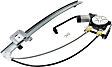 Rear, Driver Side Window Regulator, Power, Ball Stud Style