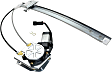 Rear, Driver Side Window Regulator, Power, Ball Stud Style