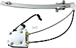 Rear, Driver Side Window Regulator, Power, Ball Stud Style