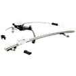 Rear, Driver Side Power Window Regulator, With Motor