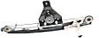 Rear, Driver Side Power Window Regulator, Without Motor