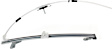 Rear, Passenger Side Manual Window Regulator, Without Motor