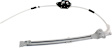 Rear, Passenger Side Manual Window Regulator, Without Motor