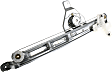 2007 Jeep Patriot - Rear, Driver Side Power Window Regulator, Without Motor