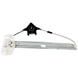 Rear, Passenger Side Power Window Regulator, Without Motor
