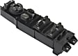 2000 Jeep Cherokee - Front, Driver Side Window Switch, 4-Door, Black, 11 Buttons