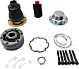 Front Driveshaft CV Joint, Axle Side, Includes Grease, Boot Clamp, and Snap Ring