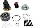Front Driveshaft CV Joint, Axle Side, Includes Grease, Boot Clamp, and Snap Ring