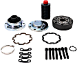 Front or Rear Driveshaft CV Joint, Includes Grease, Gasket Maker, Boot Clamp, and Snap Ring