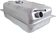 1977 Jeep CJ7 Base - Galvanized Steel Fuel Tank, 25-1/4" x 18-1/4" x 10-7/8", Lock Ring Kit Included, 15 gallons / 57 liters