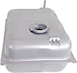 1977 Jeep CJ7 Base - Galvanized Steel Fuel Tank, 25-1/4" x 18-1/4" x 10-7/8", Lock Ring Kit Included, 15 gallons / 57 liters