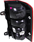 Driver Side Tail Light, with Bulb, Halogen, Clear and Red Lens