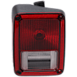 2016 Jeep Wrangler - Driver Side Halogen Tail Light, With bulb(s), OE Replacement