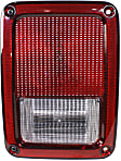 2016 Jeep Wrangler - Driver Side Halogen Tail Light, With bulb(s), OE Replacement