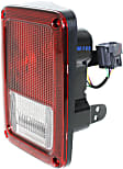 2016 Jeep Wrangler - Driver Side Halogen Tail Light, With bulb(s), OE Replacement