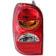 2004 Jeep Liberty - Driver Side Halogen Tail Light, With bulb(s), OE Replacement