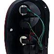 Passenger Side Tail Light, with Bulb, Halogen, Clear and Red Lens, Without Tail Lamp Guard, Except Renegade Model