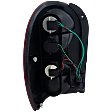 Passenger Side Tail Light, with Bulb, Halogen, Clear and Red Lens, Without Tail Lamp Guard, Except Renegade Model