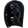 Passenger Side Tail Light, with Bulb, Halogen, Clear and Red Lens, Without Tail Lamp Guard, Except Renegade Model