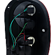 Driver Side Tail Light, with Bulb, Halogen, Clear and Red Lens, Without Tail Lamp Guard, Except Renegade Model