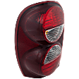 Driver Side Tail Light, with Bulb, Halogen, Clear and Red Lens, Without Tail Lamp Guard, Except Renegade Model