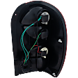 Driver Side Tail Light, with Bulb, Halogen, Clear and Red Lens, Without Tail Lamp Guard, Except Renegade Model