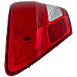 2012 Jeep Grand Cherokee Laredo X - Driver Side, Outer Halogen Tail Light, With bulb(s), Mounts on Body, OE Replacement