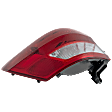 2012 Jeep Grand Cherokee Laredo X - Driver Side, Outer Halogen Tail Light, With bulb(s), Mounts on Body, OE Replacement