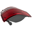 2012 Jeep Grand Cherokee Laredo X - Driver Side, Outer Halogen Tail Light, With bulb(s), Mounts on Body, OE Replacement