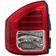 Driver Side Tail Light, with Bulb, LED, Clear and Red Lens