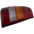 Driver Side Tail Light, with Bulb, Halogen, Amber, Clear and Red Lens, Production Date From November 2001