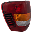 Driver Side Tail Light, with Bulb, Halogen, Amber, Clear and Red Lens, Production Date From November 2001