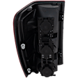 Passenger Side Tail Light, with Bulb, Halogen, Clear and Red Lens