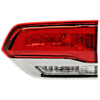 2017 Jeep Grand Cherokee - Passenger Side, Inner Halogen Tail Light, With bulb(s), Mounts on Liftgate, OE Replacement