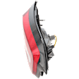 Driver Side, Inner Tail Light, with Bulb, Halogen/LED Combo, Clear and Red Lens, CAPA CERTIFIED
