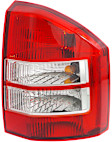 Passenger Side Tail Light, with Bulb, Halogen, Clear and Red Lens