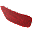 Rear, Passenger Side Bumper Reflector