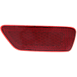 2011 Jeep Grand Cherokee Limited - Rear, Passenger Side Bumper Reflector, CAPA Certified