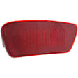 Rear, Driver Side Bumper Reflector