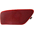 Rear, Driver Side Bumper Reflector