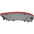 Rear, Driver Side Bumper Reflector