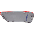 Rear, Driver Side Bumper Reflector