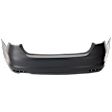 Rear Primed Bumper Cover, Sedan, Except Hybrid/GLI Models