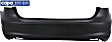 Rear Primed Bumper Cover, Sedan, Except Hybrid/GLI Models, CAPA CERTIFIED